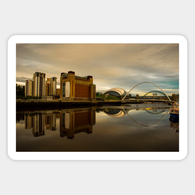 Tyne reflections Sticker by tynesidephotos